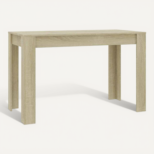 Table À Manger Chêne Sonoma 120x60x76 Cm Bois Contreplaqué