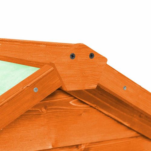 Clapier Pour Lapin Avec Toit Imperméable Et Plateau Amovible 140x63x120cm Bois De Sapin Solide