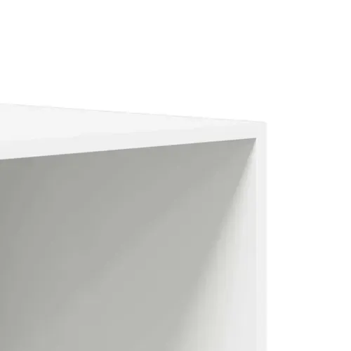 Vidaxl Garde-robe Avec Tiroirs Blanc 50x50x200 Cm Bois D'contreplaqué Penderie Armoire De Rangement