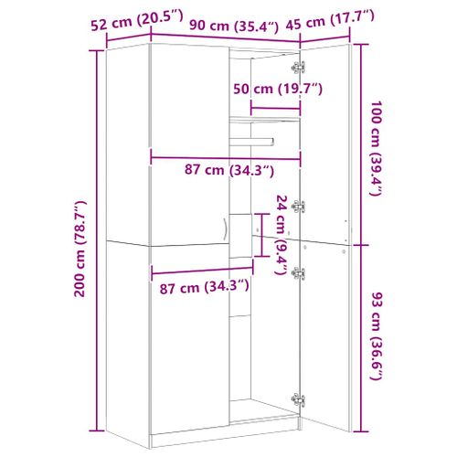 Cadre De Lit Sans Matelas Chêne Marron 150x200 Cm Bois Contreplaqué