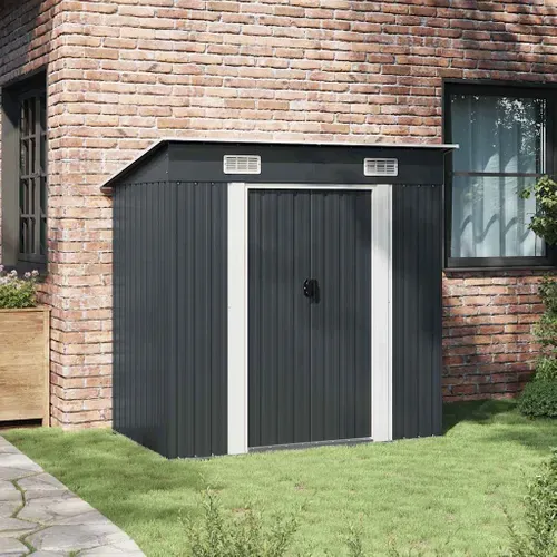 Abri De Jardin Anthracite Acier