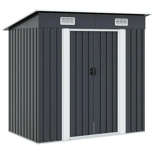 Abri De Jardin Anthracite Acier