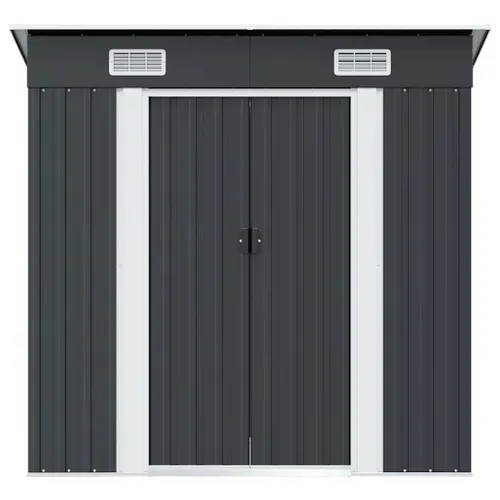 Abri De Jardin Anthracite Acier