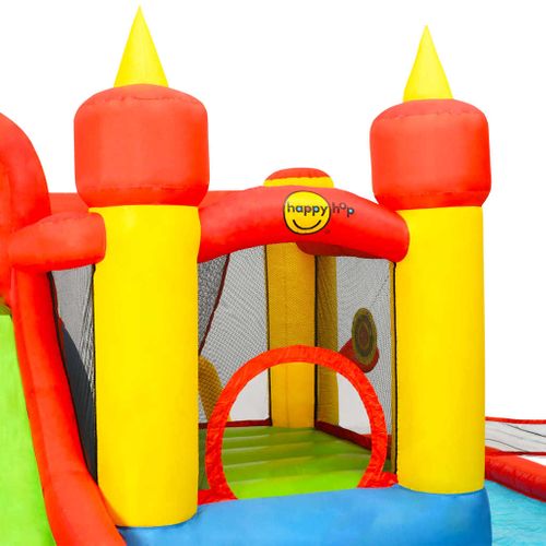 Château Gonflable Avec Toboggan Et Piscine 410x385x220cm Pvc