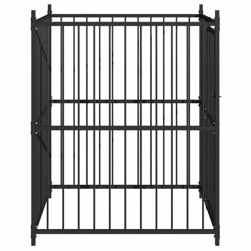 Chenil Extérieur Pour Chiens 120 X 120 X 150 Cm