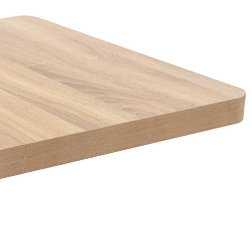 Table De Bistro Carré Marron Clair 60x60 Cm Mdf Café Bar