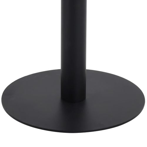 Table De Bistro Carré Marron Clair 60x60 Cm Mdf Café Bar