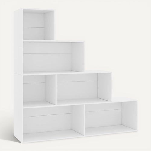 Bibliothèque/cloison Blanc 155x24x160 Cm Bois Contreplaqué