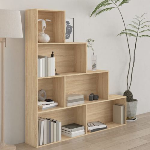 Bibliothèque/séparateur De Pièce Chêne Sonoma Bois Contreplaqué