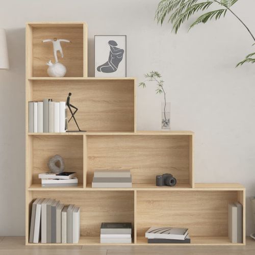 Bibliothèque/séparateur De Pièce Chêne Sonoma Bois Contreplaqué