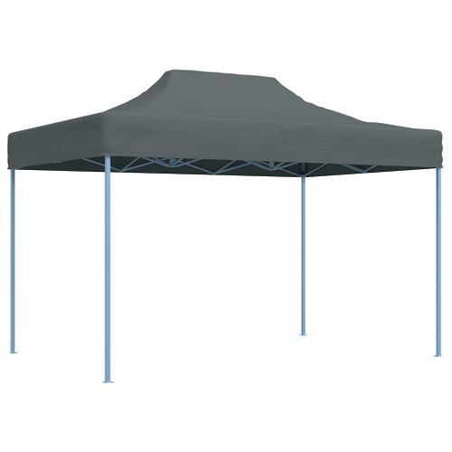 Tente De Fête Pliable Professionnelle Avec Toit Oxford Imperméable 3x4 M Acier Anthracite
