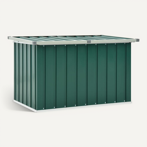 Boîtes De Rangement Acier Galvanisé 109 X 67 X 65 Cm Vert Grand Espace De Stockage