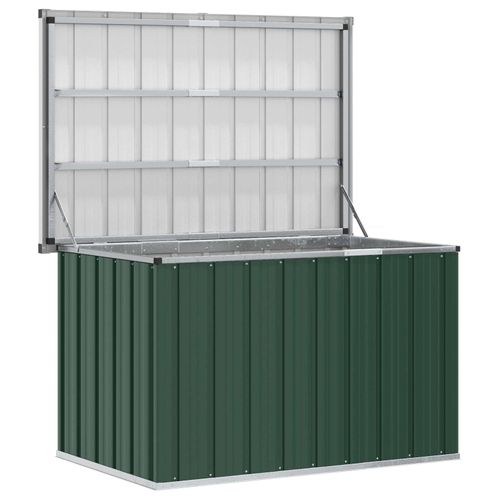 Boîtes De Rangement Acier Galvanisé 109 X 67 X 65 Cm Vert Grand Espace De Stockage