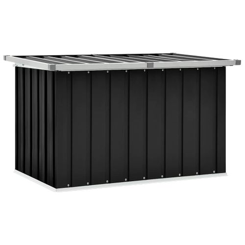 Boîte De Rangement De Jardin Anthracite 109x67x65 Cm Coffre Organisateur Terrasse Patio