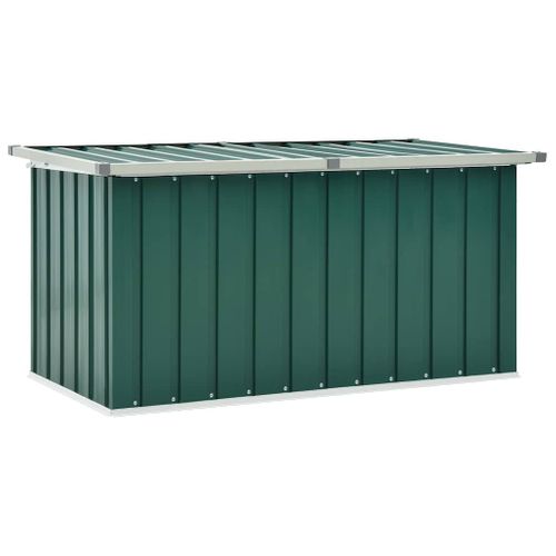Coffre De Rangement De Jardin Vert 129x67x65 Cm