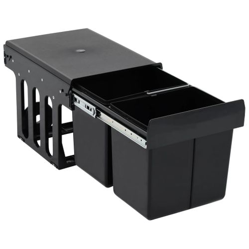 Poubelle De Cuisine Avec Tiroir-pull-out Sous-évier Gestion Des Déchets Soft-close 36 L