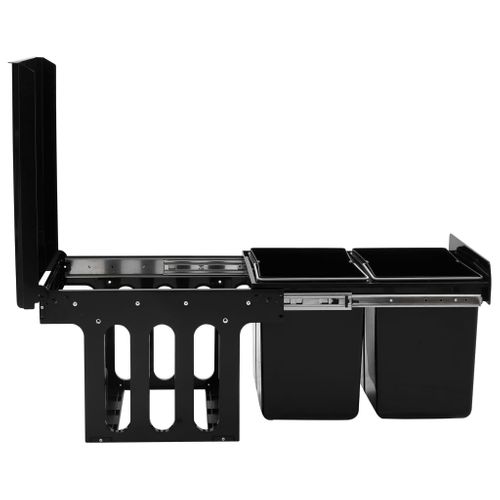 Poubelle De Cuisine Avec Tiroir-pull-out Sous-évier Gestion Des Déchets Soft-close 36 L