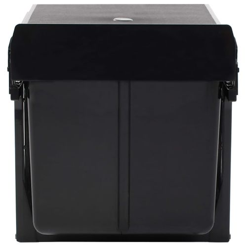 Armoire De Cuisine Poubelle Pull-out Avec Soft-close Et Tri-système Recyclage 48 L