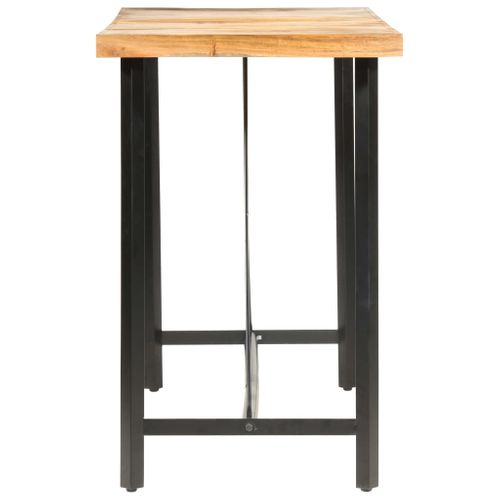Table De Bar 180x70x107 Cm Bois D'acacia Solide