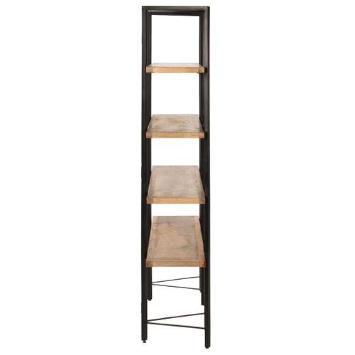 Etagère  à 4 Niveaux 160x35x160 Cm Bois De Manguier Massif