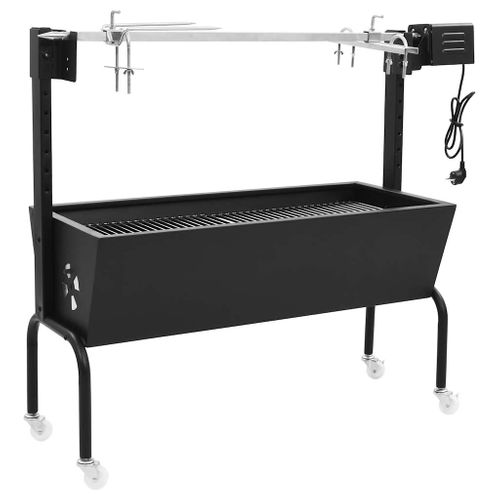 Rôtissoire Pour Barbecue Électrique Acier Inoxydable