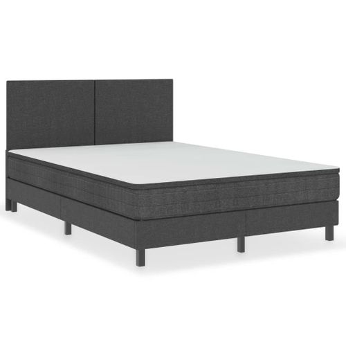 Tête De Lit Gris Foncé Tissu 160x200 Cm