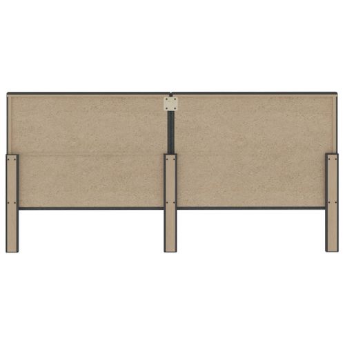 Tête De Lit Touffetée Gris Foncé Tissu 200x200 Cm