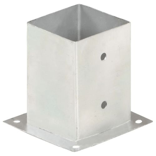 Ancres De Poteau 4 Pièces Métal Galvanisé 101 Mm