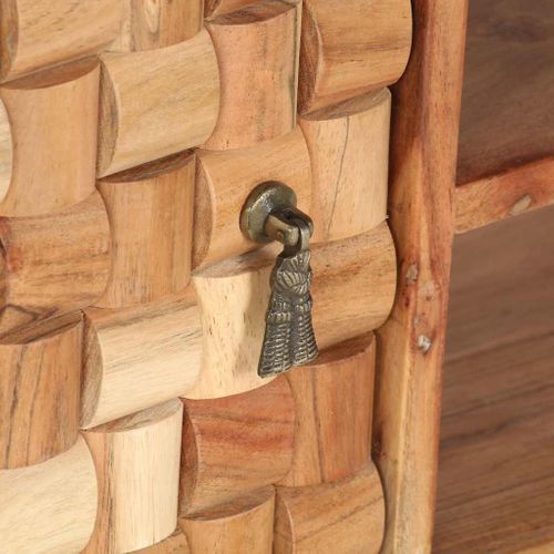 Meuble TV 100x30x40 Cm Bois D'acacia Massif