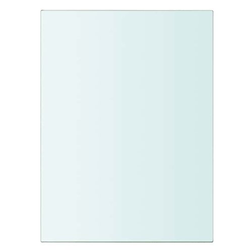 Panneaux D'étagère 2 Pièces Verre Transparent 20 X 15 Cm