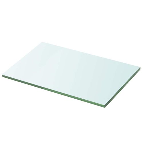 Panneaux D'étagère 2 Pièces Verre Transparent 20 X 25 Cm
