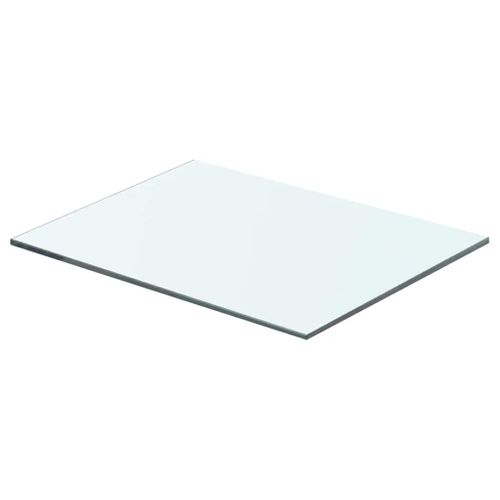 Panneaux D'étagère 2 Pièces Verre Transparent 40 X 25 Cm