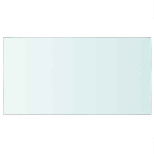 Panneaux D'étagère 2 Pièces Verre Transparent 40 X 25 Cm