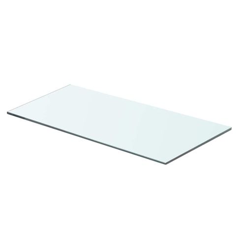 Panneaux D'étagère 2 Pièces Verre Transparent 60x25 Cm