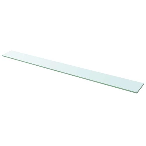 Panneaux D'étagère 2 Pièces Verre Transparent 110x12 Cm