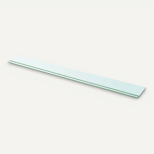 Panneaux D'étagère 2 Pièces Verre Transparent 110x12 Cm