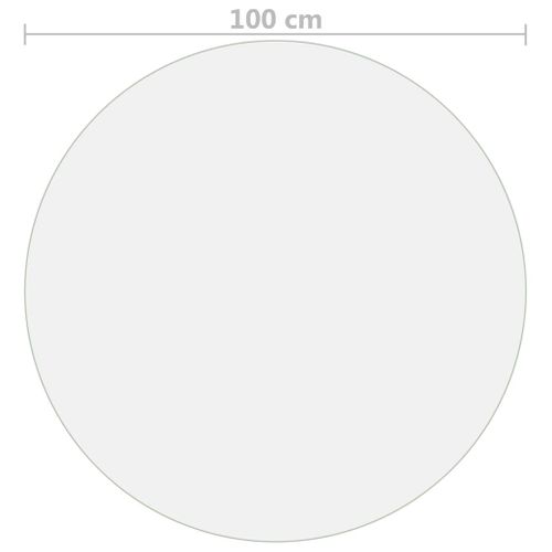 Protecteur De Table Transparent Ø 100 Cm 1,6 Mm Pvc