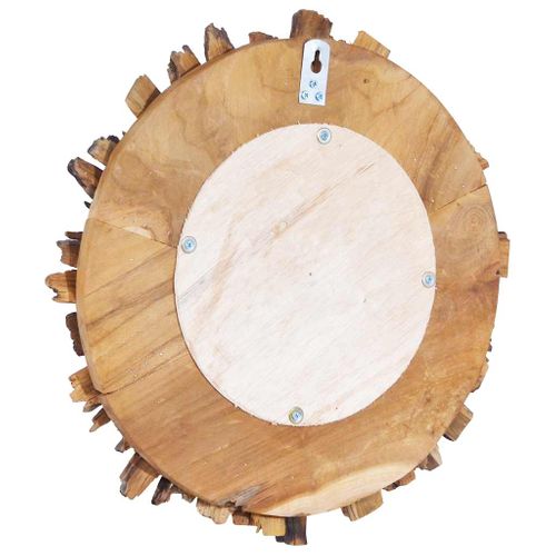 Miroir Mural 40 Cm Teck Rond