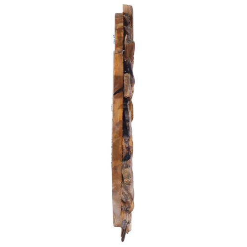 Miroir Mural 40 Cm Teck Rond