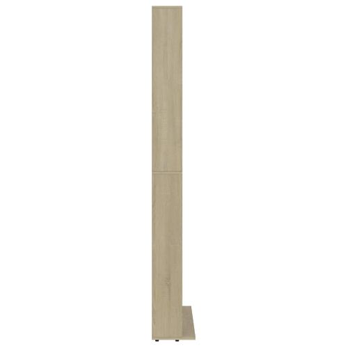 Armoire À Cd Chêne Sonoma 102x23x177,5 Cm Bois Contreplaqué
