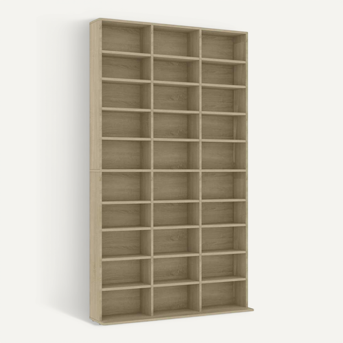 Armoire À Cd Chêne Sonoma 102x23x177,5 Cm Bois Contreplaqué