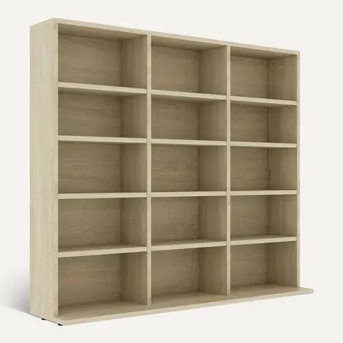 Armoire À Cd Chêne Sonoma 100x23x89,5 Cm Bois D’ingénierie