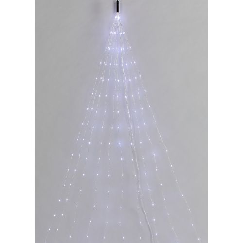 Fil d'argent cascade 200 LED  Blanc froid