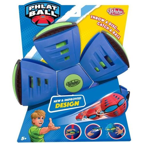 Phlat Ball Pliable Bleu – Disque D.22,9 Cm Se Transforme En Balle D.15,7 Cm