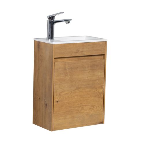 Badplaats Meuble de salle de bain Thermis 60 cm - Marron noyer
