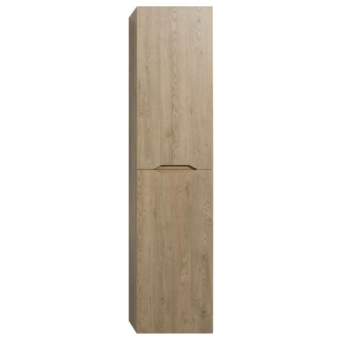 Armoire De Rangement Cairo 40 X 30 X 170 Cm   Chêne Châtaignier   Meuble Colonne Suspendu Avec 2