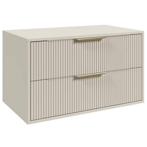 Meuble Sous Vasque Rimini 80 Cm Cashmere Meuble Avec Tiroirs
