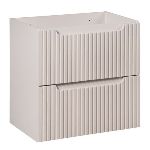 Meuble De Salle De Bain Nova 60 Cm – Cashmere – Meuble Vasque Suspendu Avec 2 Tiroirs