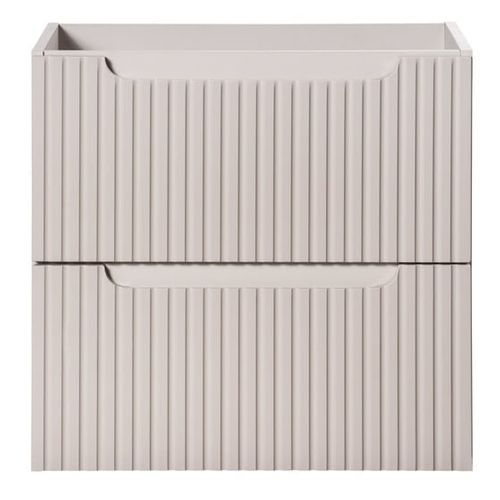 Meuble De Salle De Bain Nova 60 Cm – Cashmere – Meuble Vasque Suspendu Avec 2 Tiroirs