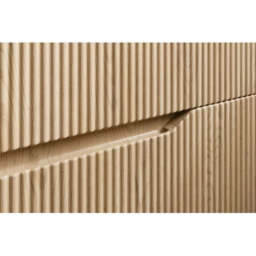 Meuble De Salle De Bain Nova 80 Cm – Chêne – Meuble Vasque Suspendu Avec 2 Tiroirs
